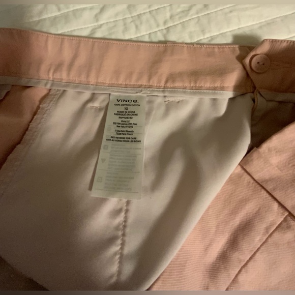 NWOT-VINCE. Washed Cotton Crop Pant-Sz 10 - Picture 9 of 12